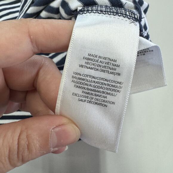 Polo Ralph Lauren Polo Shirt Mens Extra Large Blue Striped Classic Fit Pony Logo - Picture 4 of 6